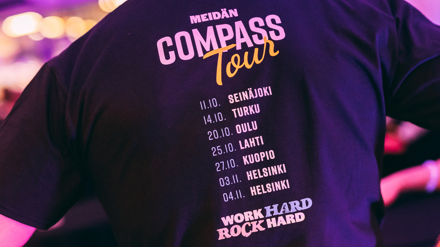 Meidän Compass Tourilla juhlitaan jokaista compassilaista ja uuden